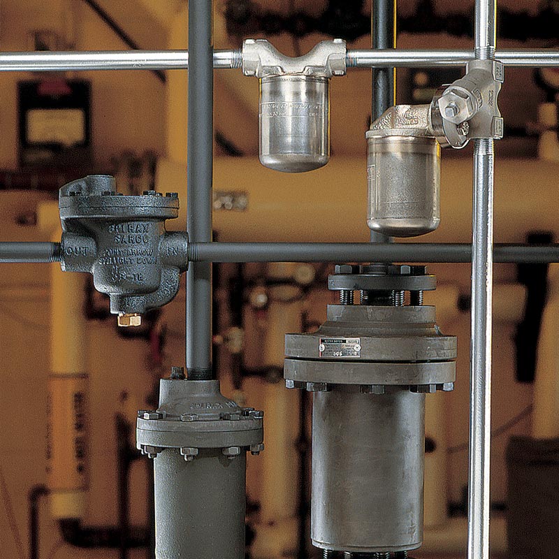 Steam trap installation